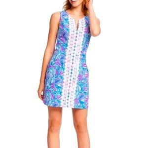 NWT Lilly Pulitzer My Fans Shift Dress Size 14